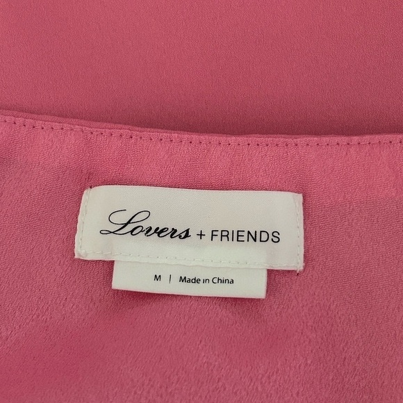 Lovers + Friends Bubblegum Pink Ruffle Braxton Mini Skirt Sz M - Picture 4 of 11